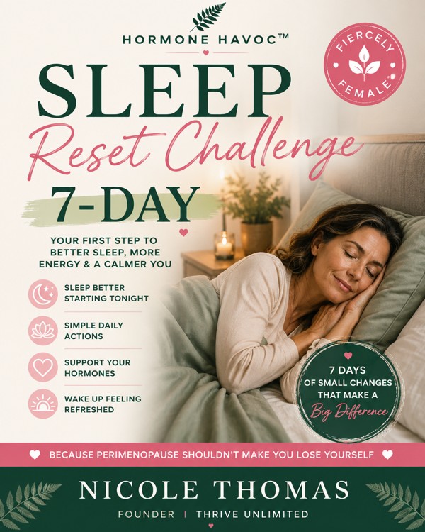 Hormone Havoc 7 Day Sleep Reset Challenge cover