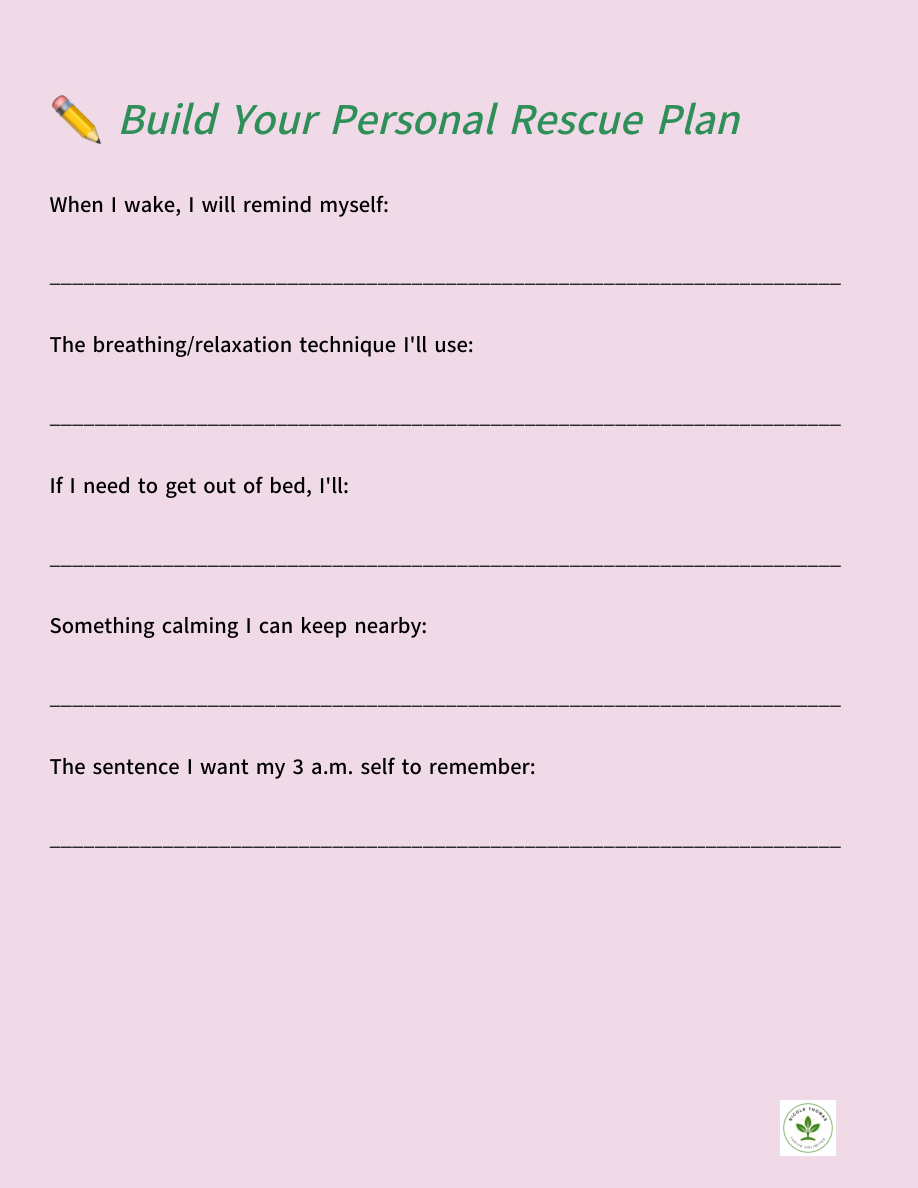 Build your personal rescue plan sample page 59