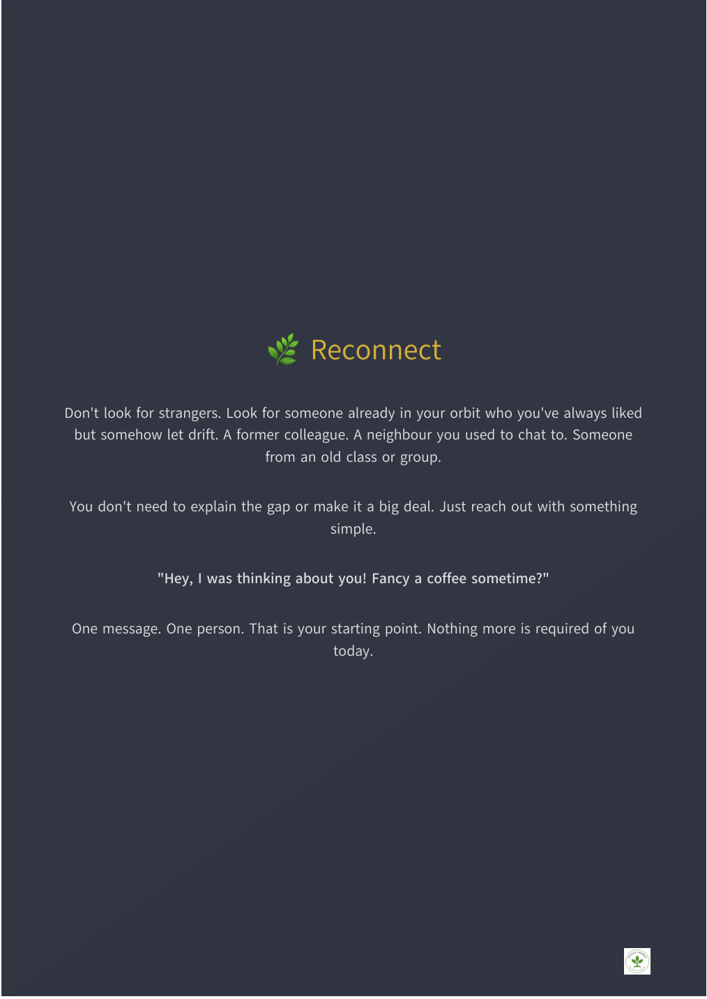 Reconnect, page 19 of The Floater Friend Fix